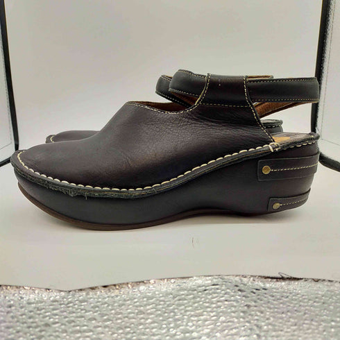 HINA DAY GREEN  Leather Sabots レザー サボ サンダル レディース JPN:M